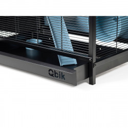 Descubre KUBIQ Hámster 121 Negro Mate en la sección Jaulas para hámsters